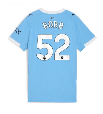 Manchester City Oscar Bobb #52 Hjemmebanetrøje Dame 2025-26 Kortærmet